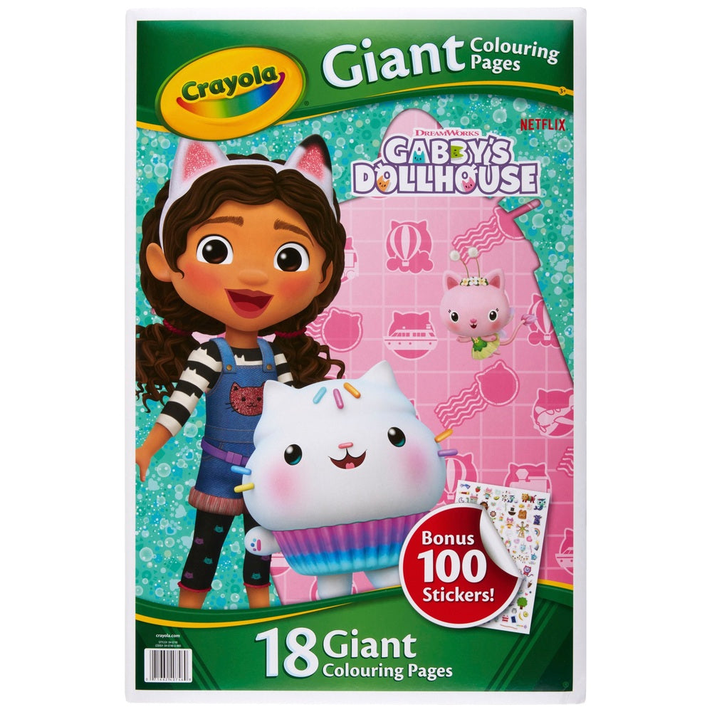 Crayola Gabbys Dollhouse Giant Colouring Pages