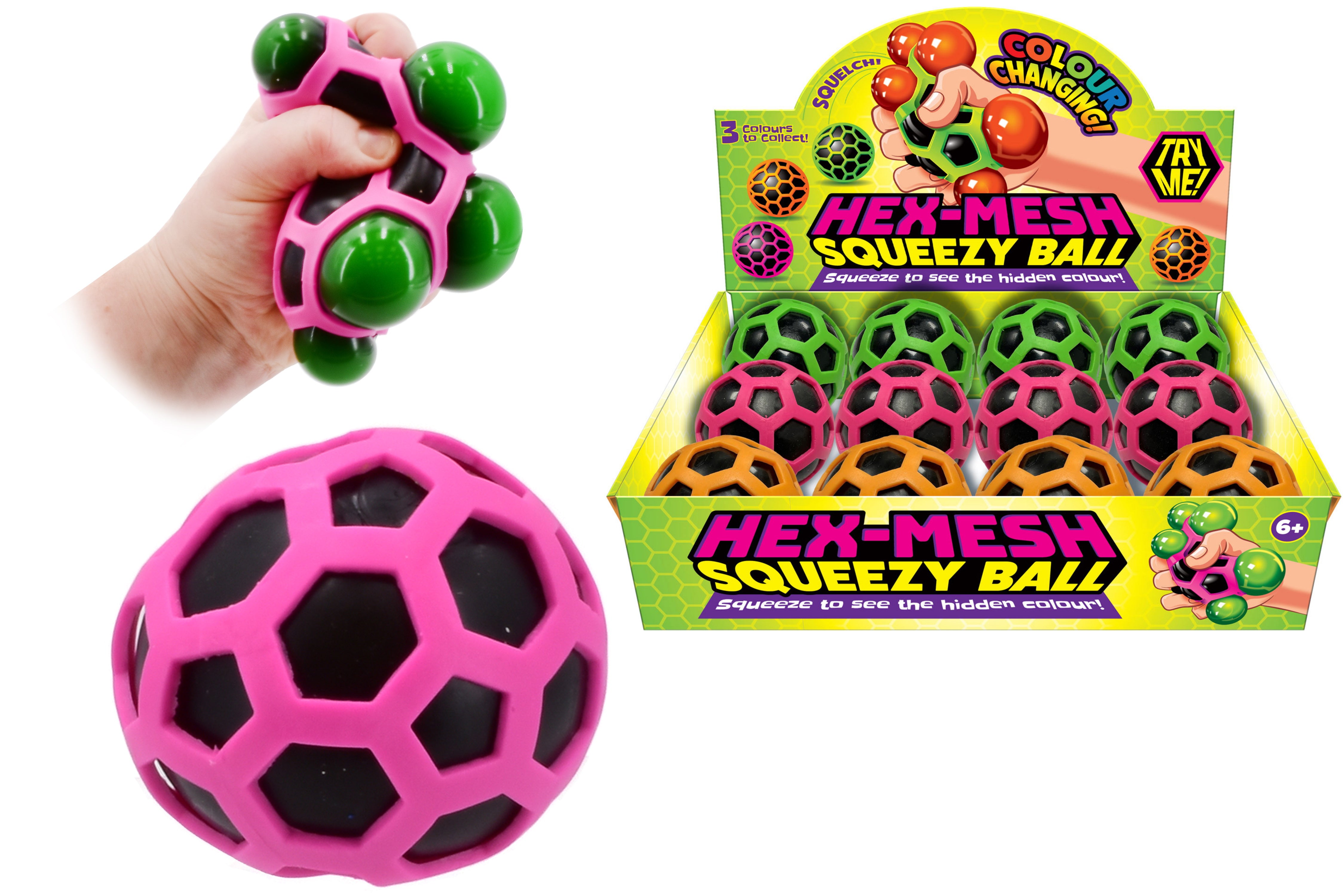 Squishy Hex Balls 80mm