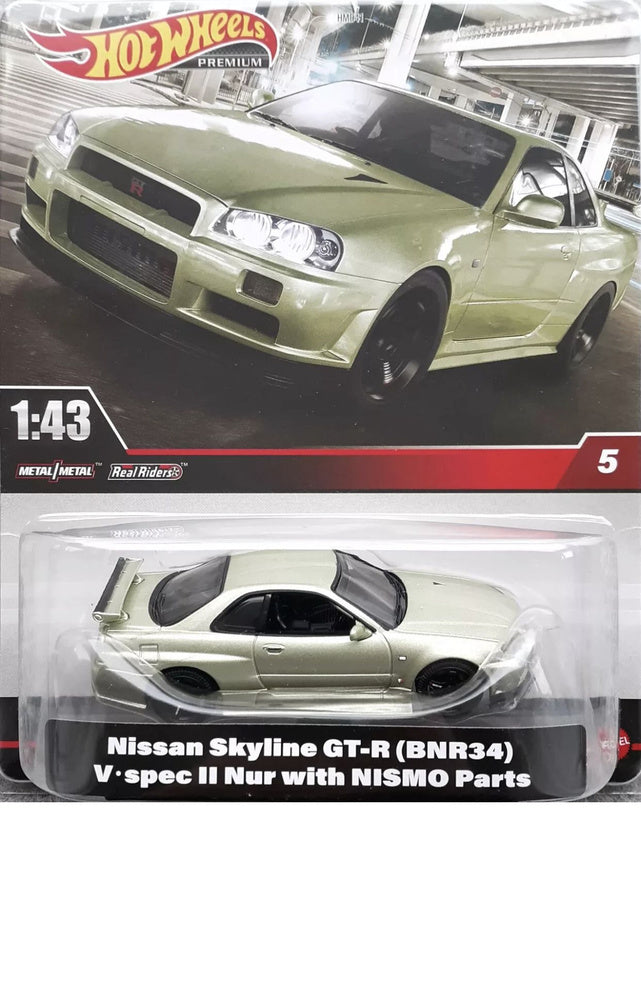 Hot Wheels Premium 1:43 Scale Nissan Skyline GT-R With Nismo Parts