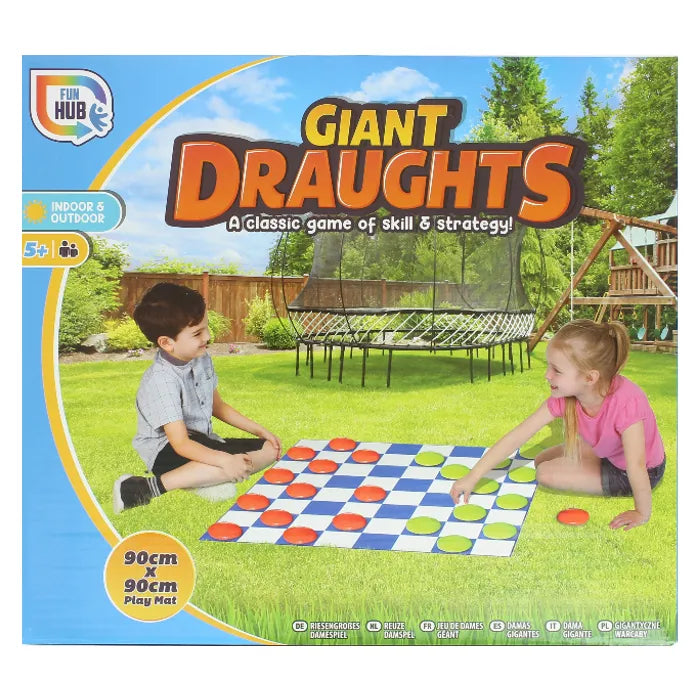 Giant Draughts 90cm x 90cm Game