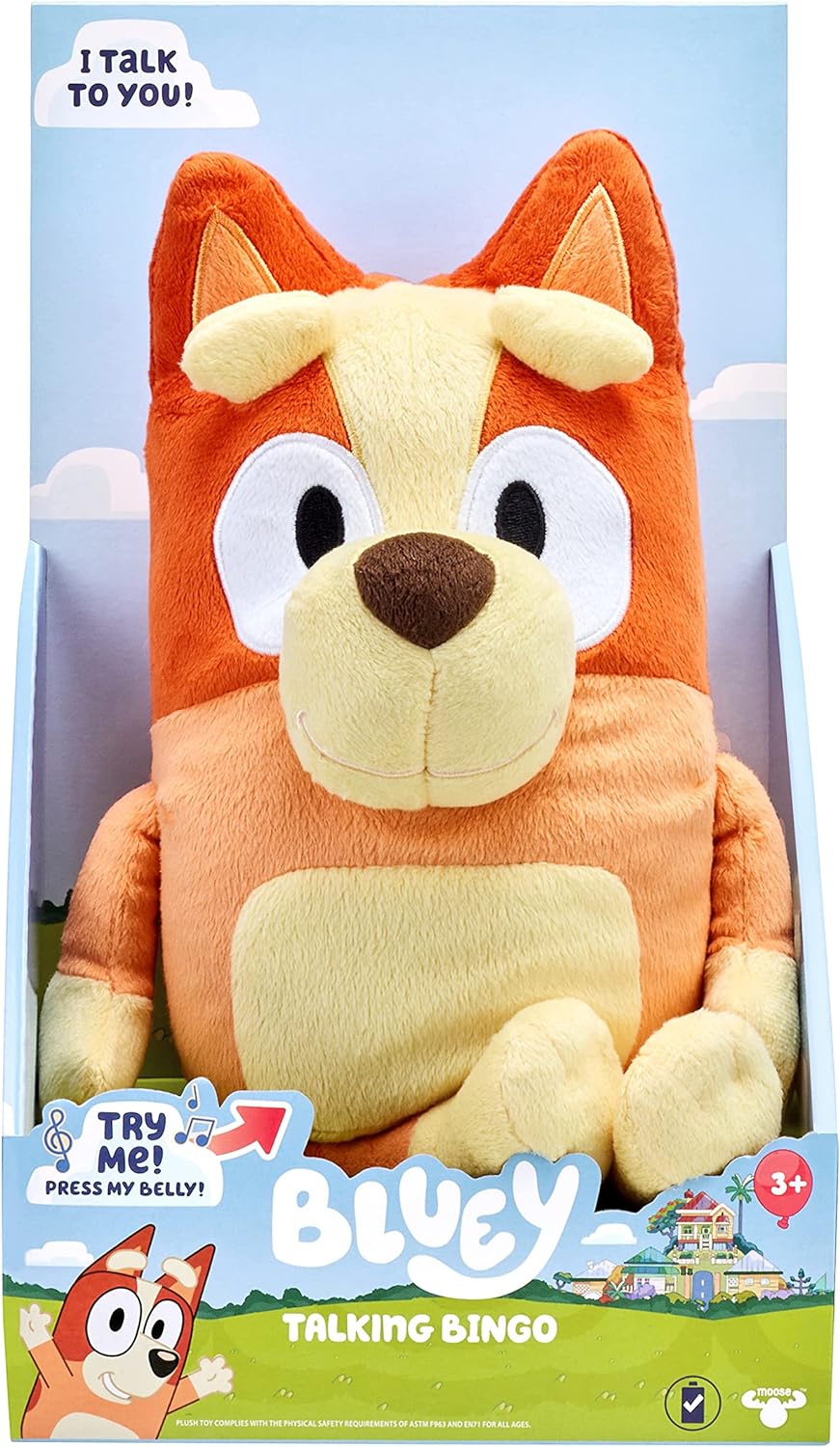 Bluey Talking Bingo Plush