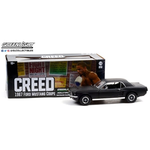 Creed (2015 Movie) 1967 Ford Mustang Coupe - Black 1:18 Scale Die Cast Model