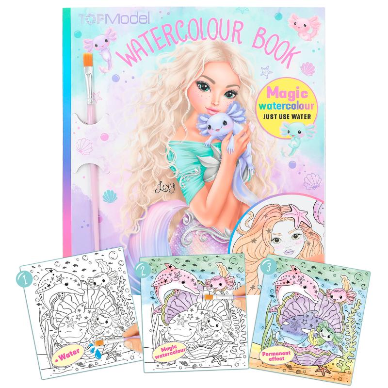 TOPModel Watercolour Book Mermaids