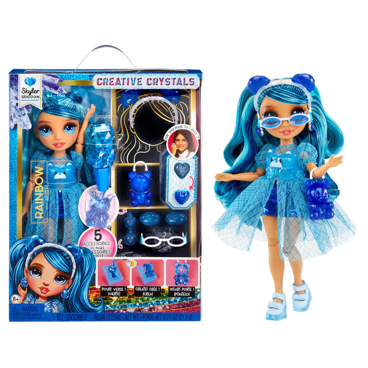 Rainbow High Creative Crystals Skyler Bradshaw Fashion Doll