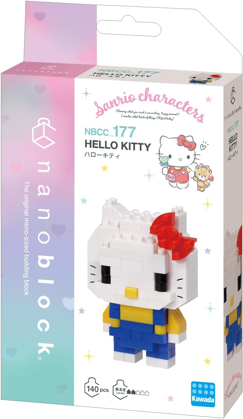 Nanoblocks Sanrio: Hello Kitty 140 piece Figure