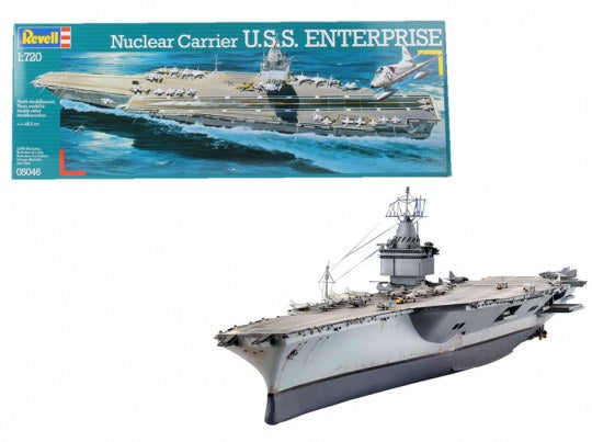 Nuclear Carrier U.S.S. Enterprise 1:720 Scale Kit
