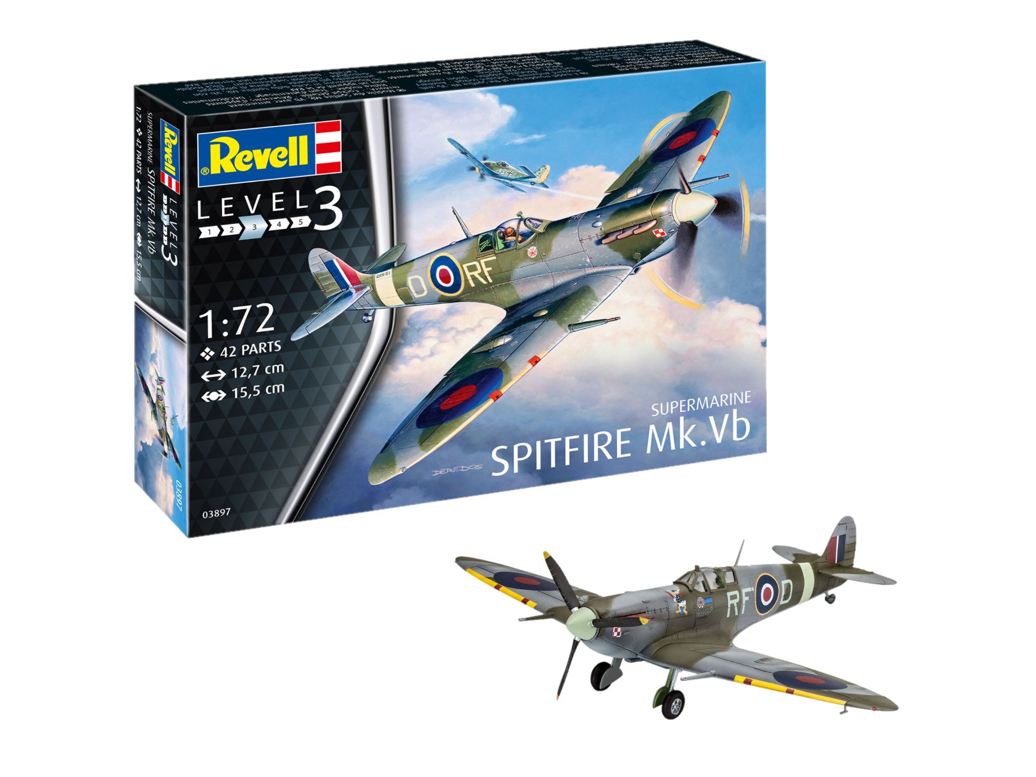 Supermarine Spitfire Mk.Vb 1:72 Scale Kit