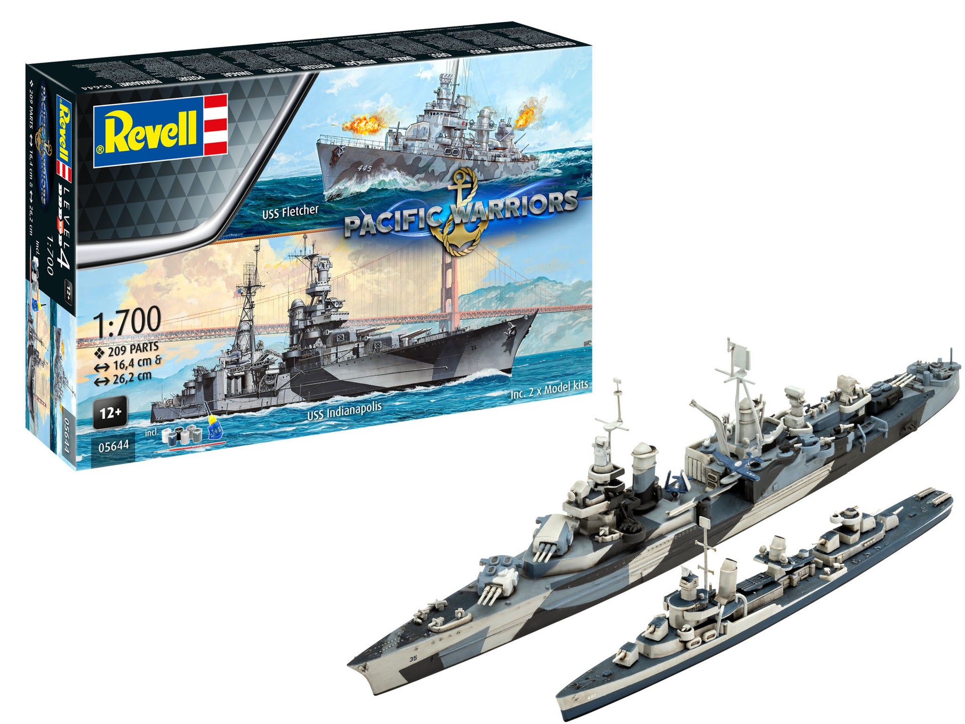 Revell Pacific Warriors 1:700 Scale Gift Set