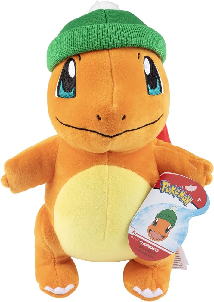 Pokemon 20cm Holiday Charmander Plush