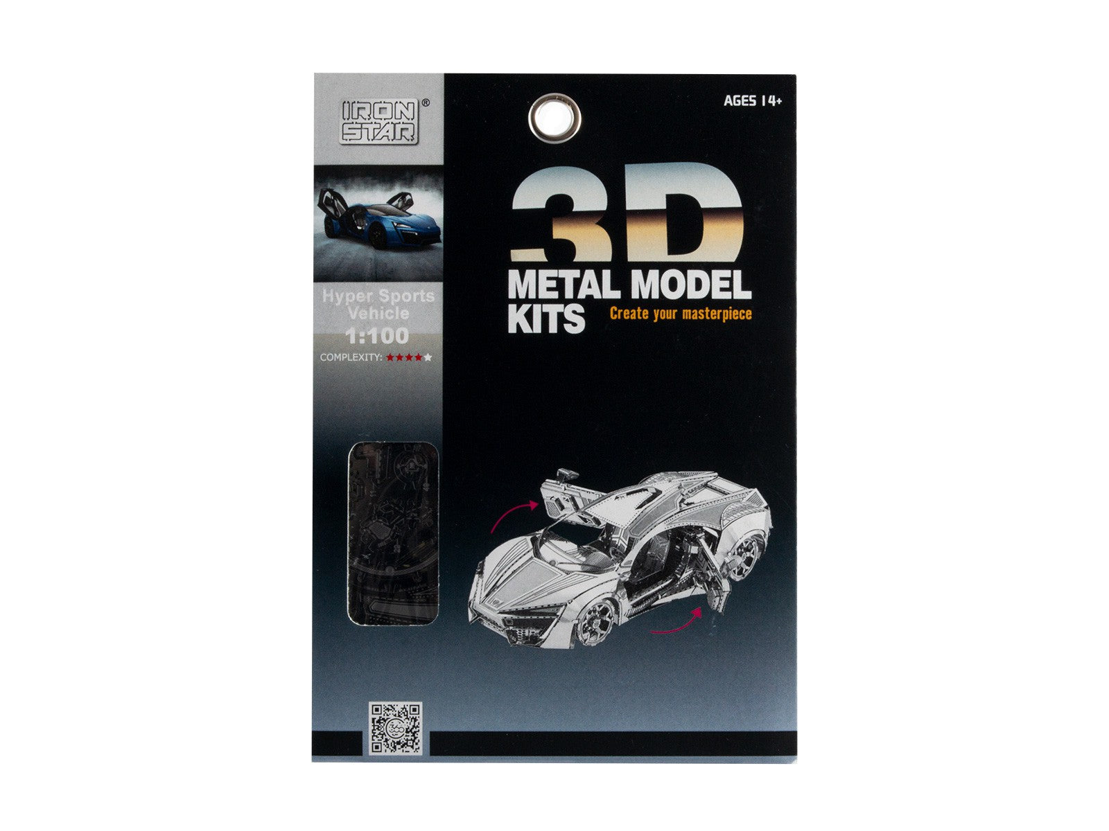 Metal World Hyper Sports Vehicle 1:100 3D Kit
