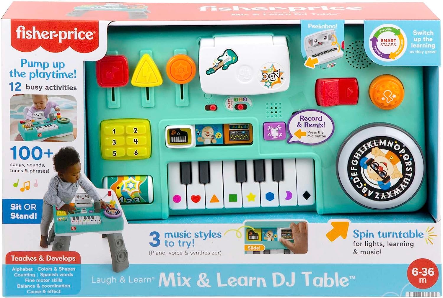 Fisher Price Laugh & Learn Mix n Learn DJ Table