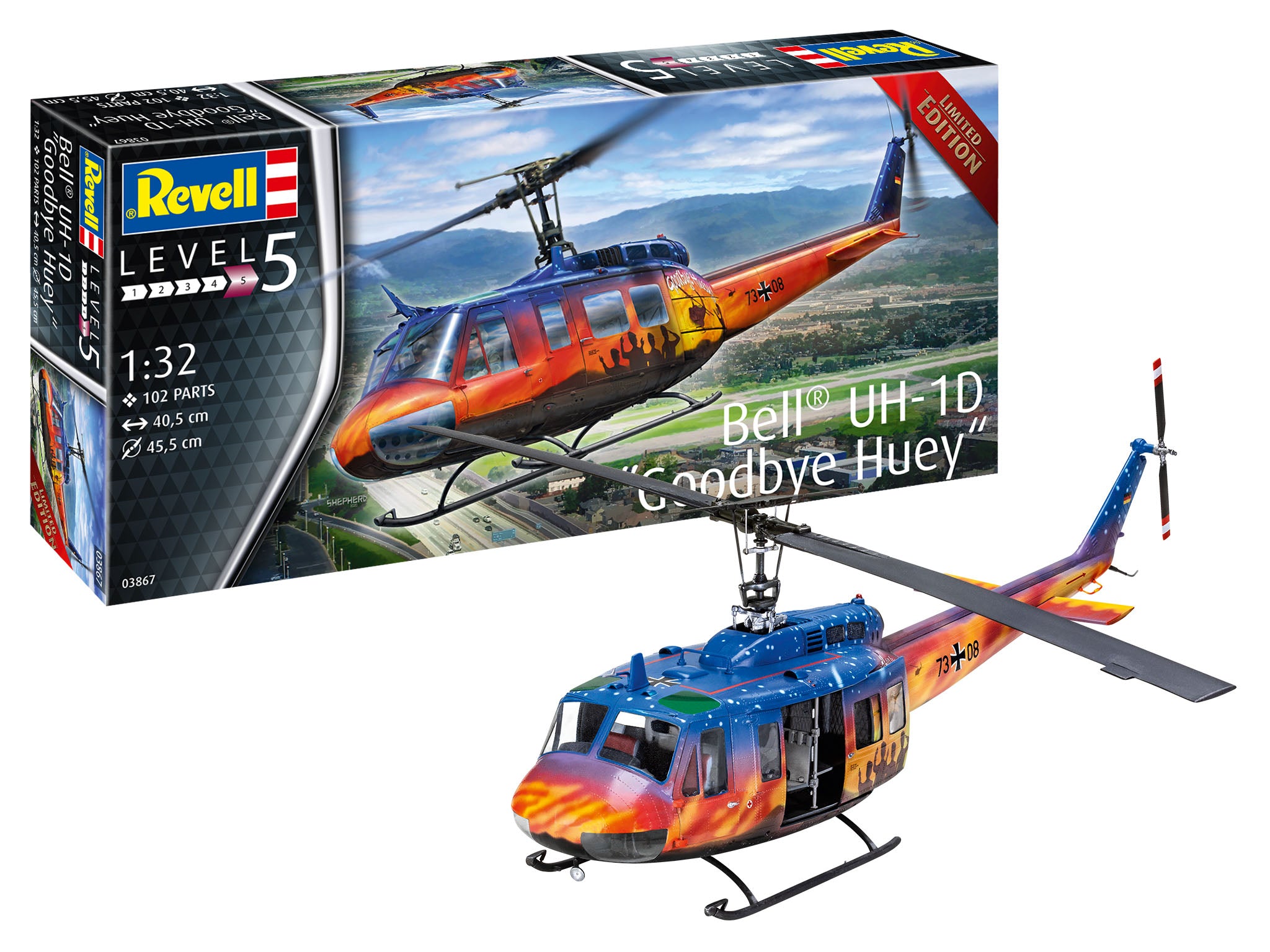 Bell UH-1D "Goodbye Huey" 1:32 Scale Kit