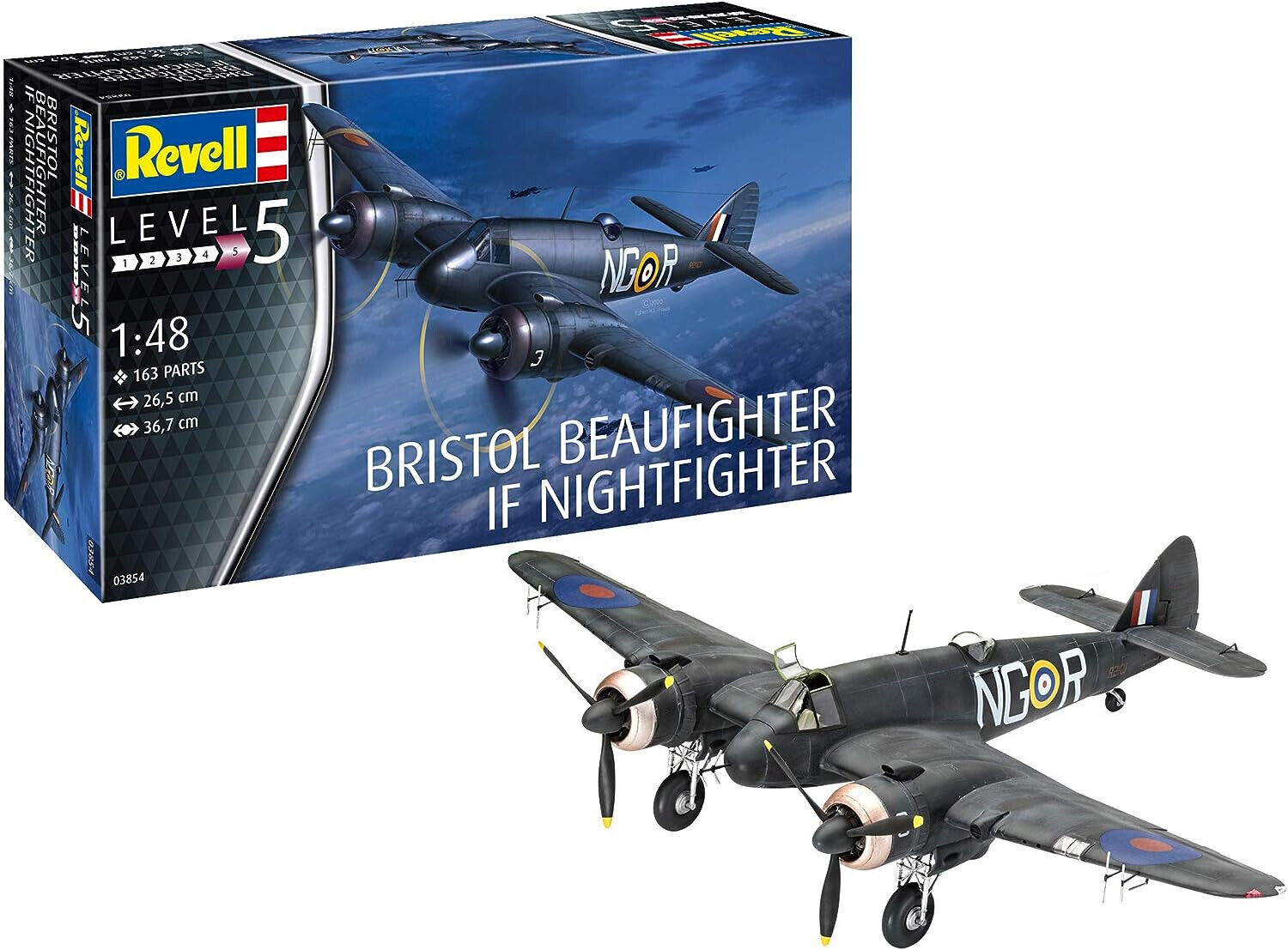 Bristol Beaufighter IF Nightfighter 1:48 Scale Kit