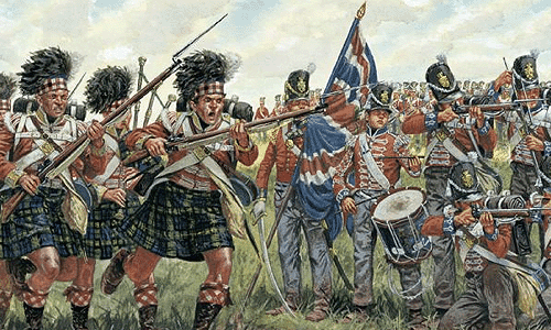Italeri Napoleonic War British/Scots Infantry 1:72
