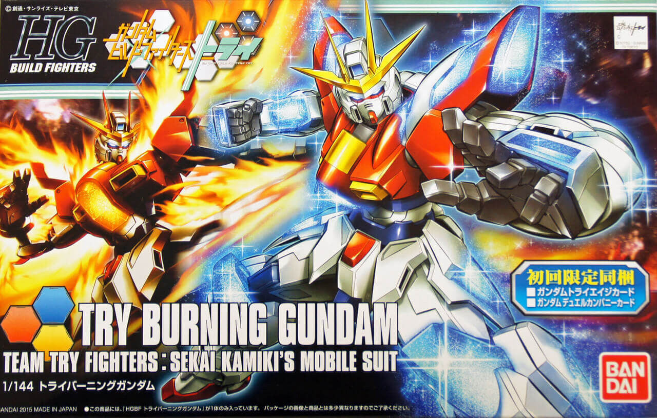 GUNDAM - HGBF 1/144 Try Burning Gundam - Model Kit