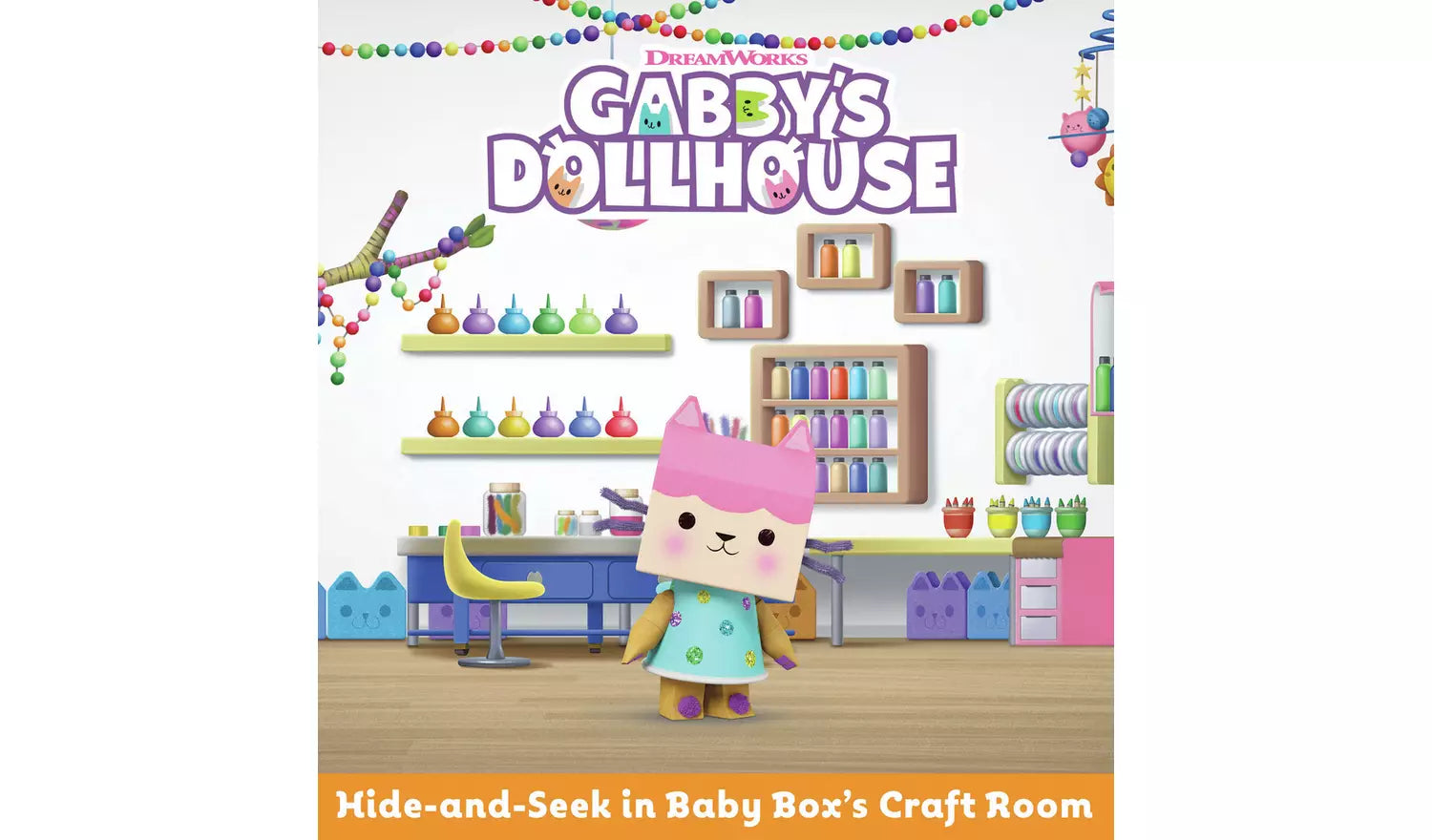 Gabby's Dollhouse Hide & Seek in Baby Box's Craft Room