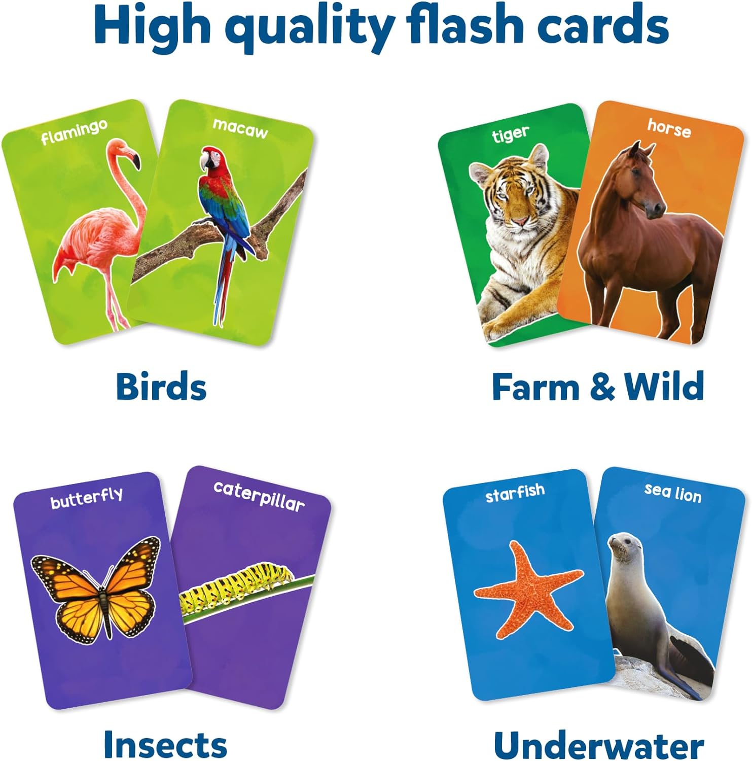 Skillmatics Flash Cards First 100 Animals