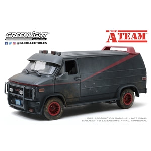 A-Team 1983 GMC Vandura Weathered 1:18 Die Cast