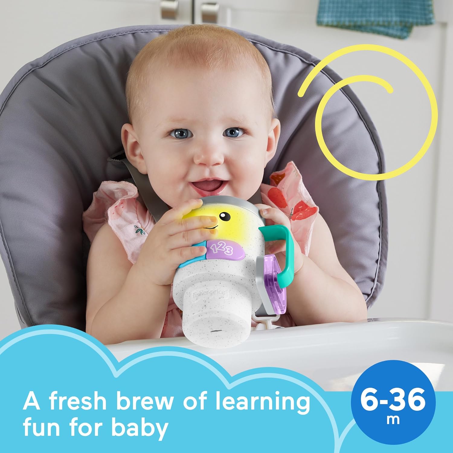 Fisher Price Laugh & Learn Wake up & Learn Coffee Mug