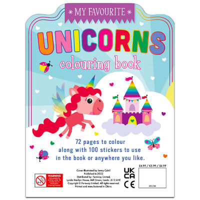 My Favourite Unicorns Colouring & Sticker Book