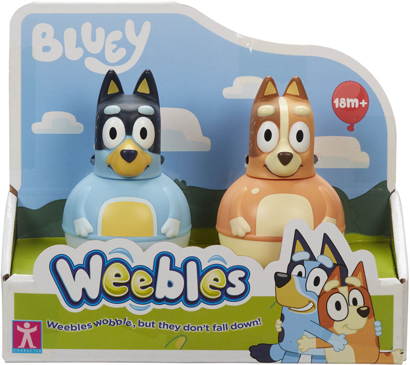 Bluey Weebles 2 Figure Pack Assorted