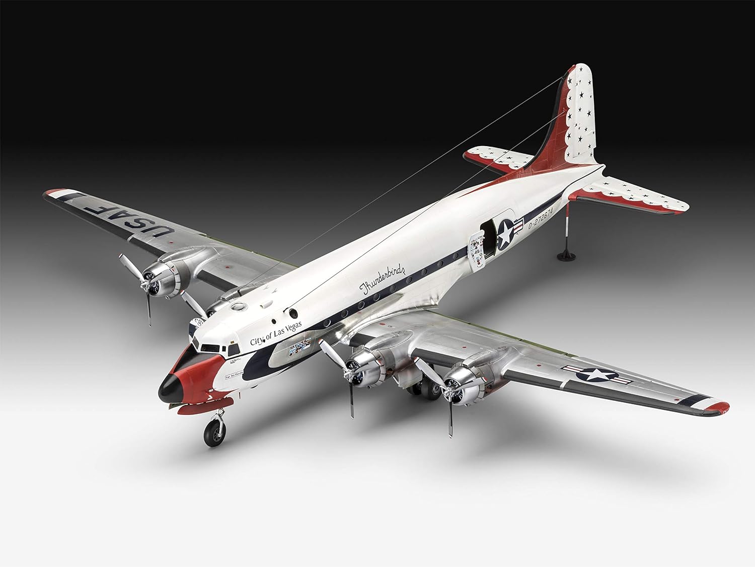 Douglas C-54D Thunderbirds Platinum 1:72 Scale Kit
