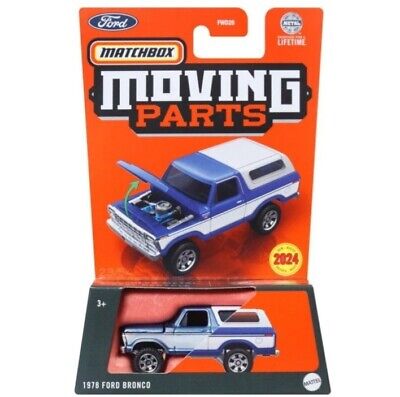 Matchbox Moving Parts Die Cast 1:64 Scale