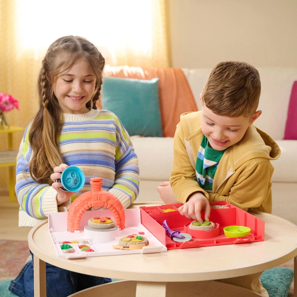 Kinetic Squish Pizza Playset