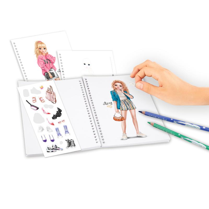 TOPModel Pocket Colouring Book