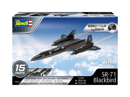 Lockheed SR71 Blackbird Easy-Click 1:110 Scale Kit