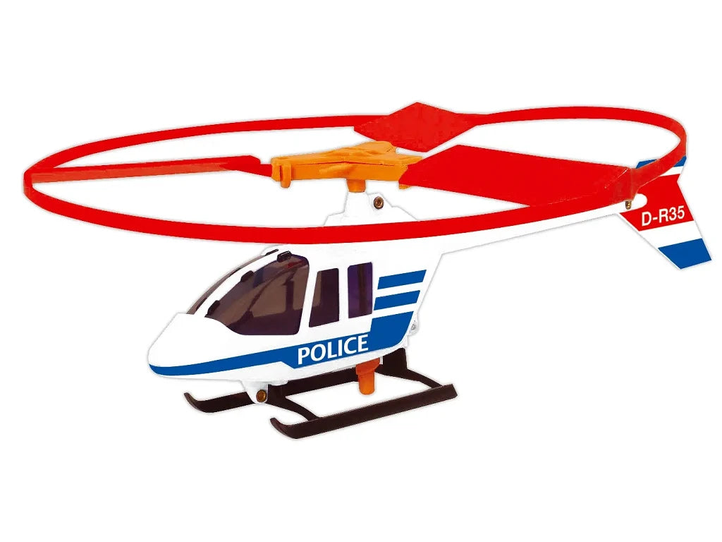 Gunther Police Action Helicopter With Rip-cord