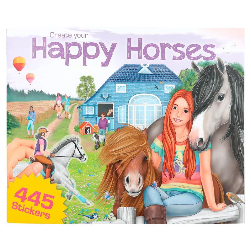 Create your Happy Horses Colouring Book