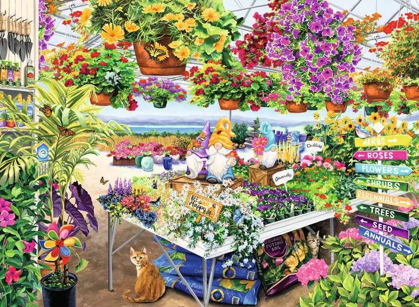Glorious Garden Center 500 Piece Jigsaw Puzzle
