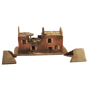 Ruined Village House 1:76 Scale Model Kit