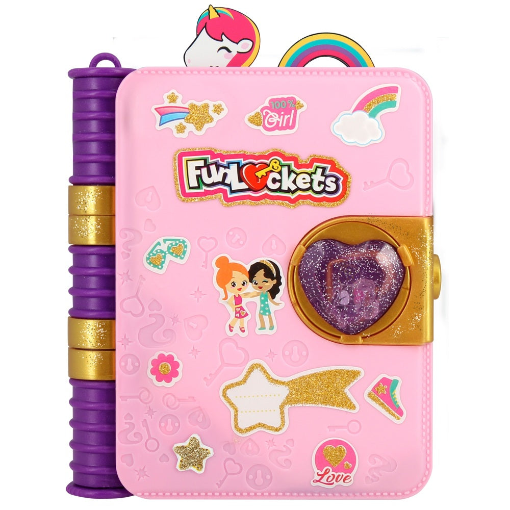 FunLockets Secret Journal Glitter Edition