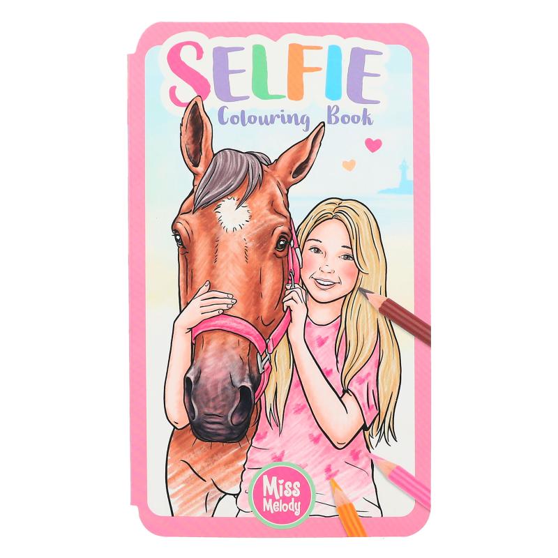 Miss Melody Selfie Colouring Book