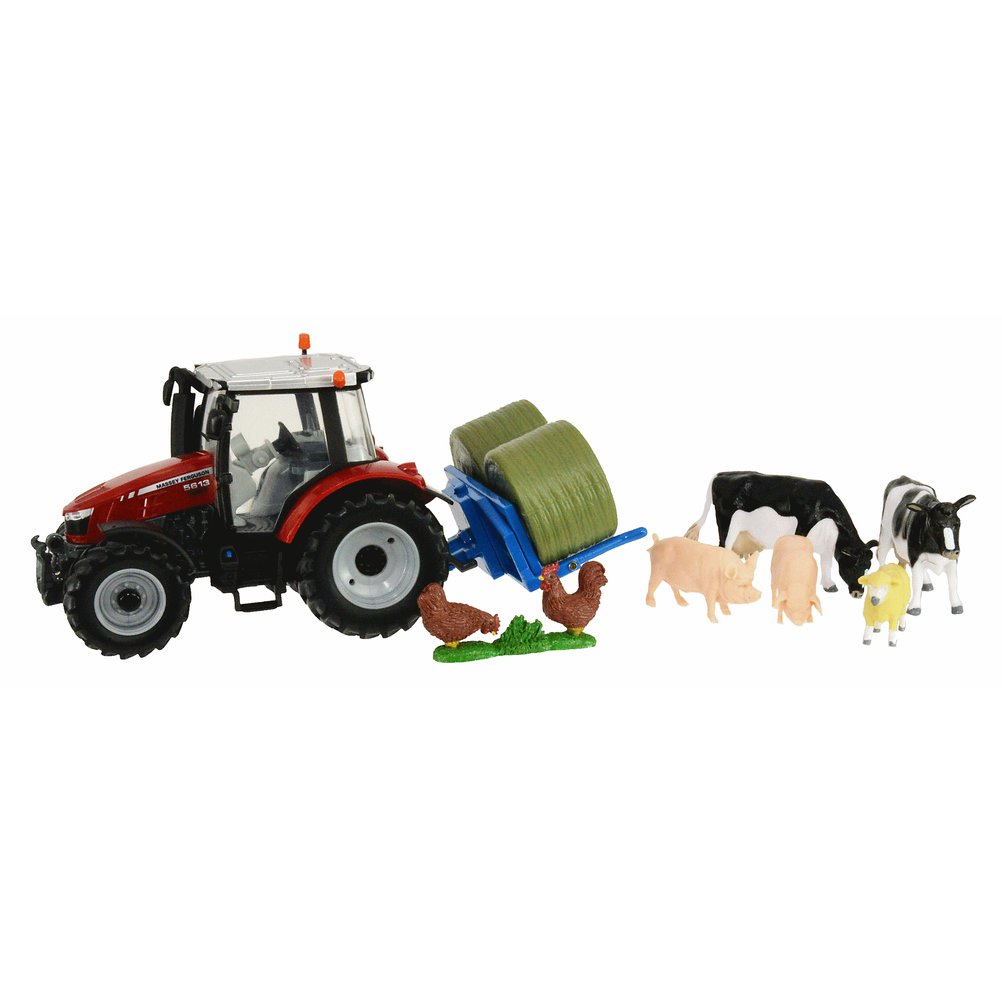 Britains Massey Fergusun 5612 Tractor Playset