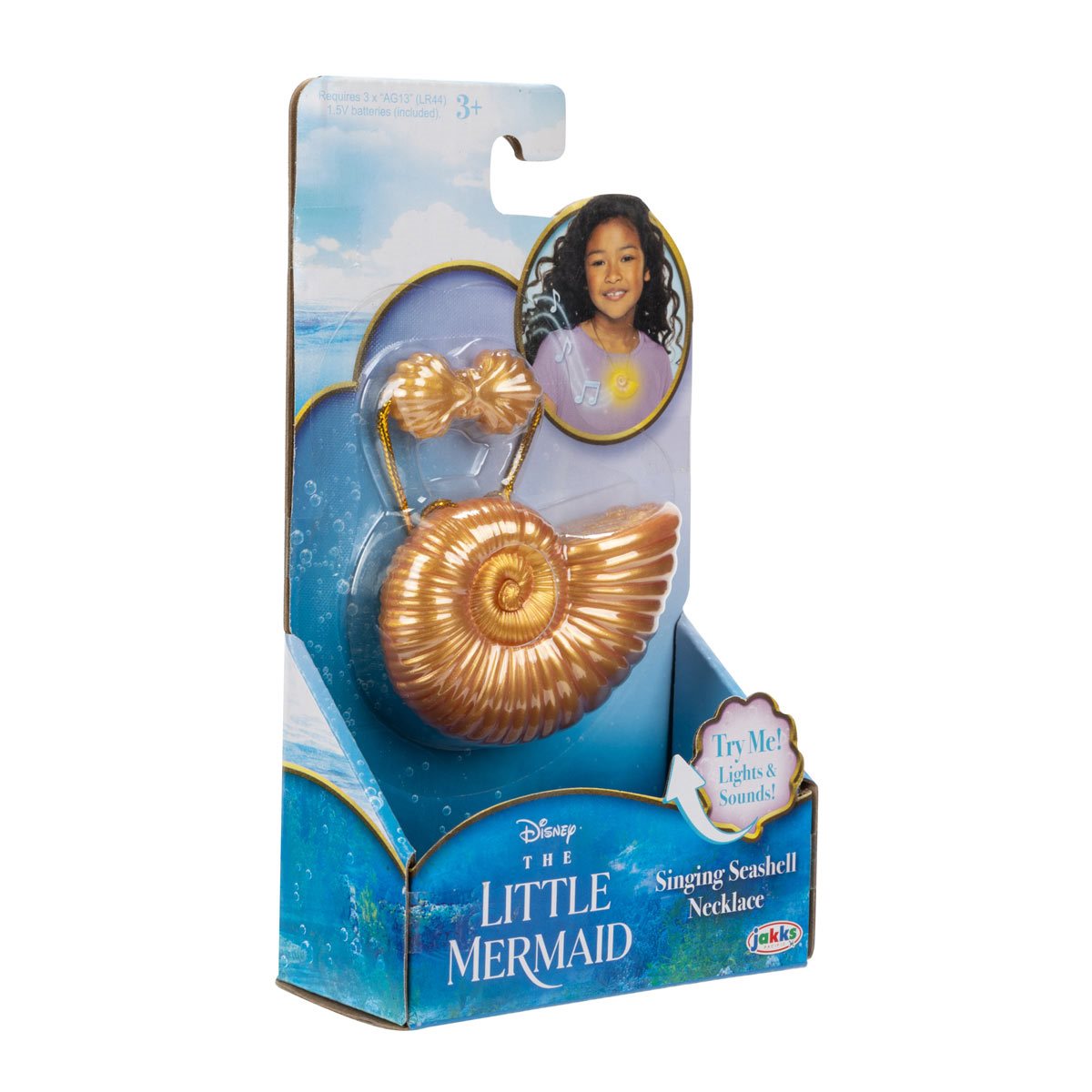 The Little Mermaid Singing Seashell Necklace