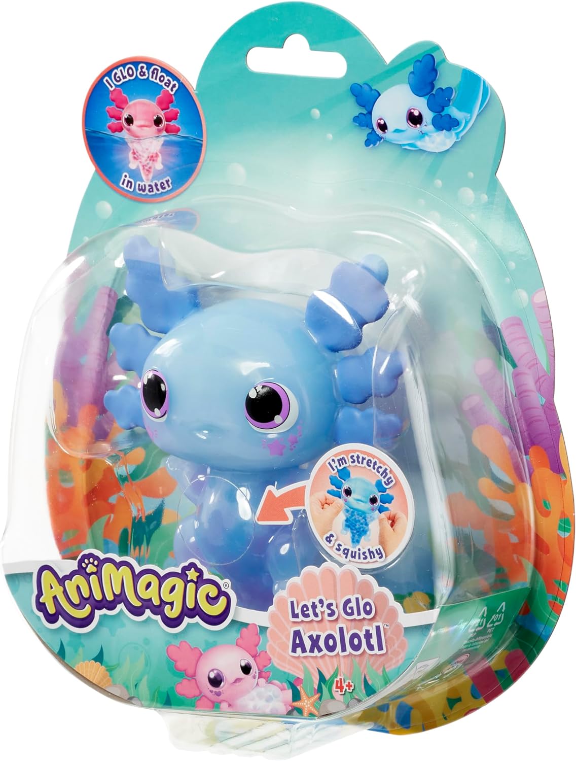 Animagic Lets Go Axolotl Blue