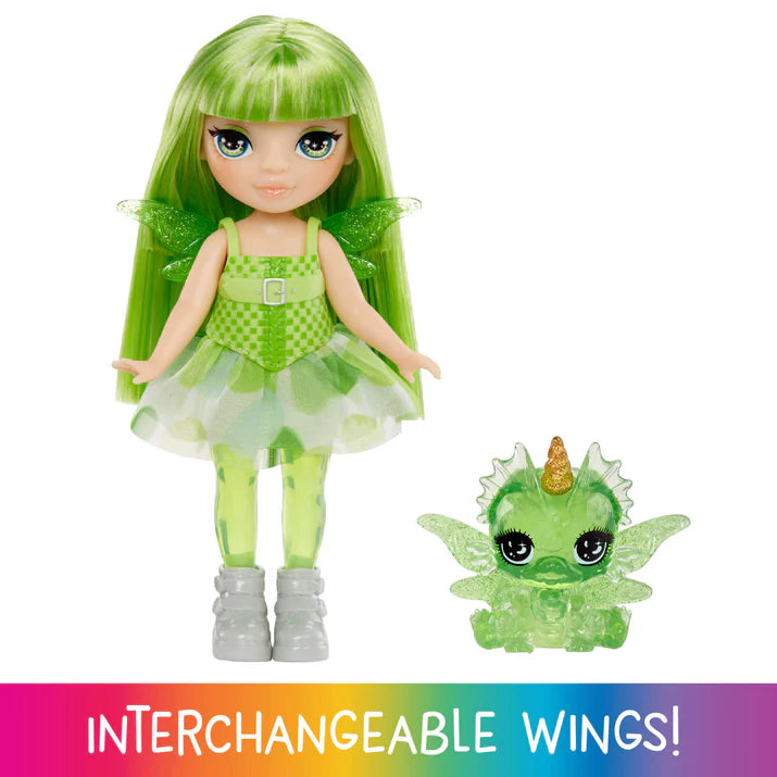 Rainbow Fantasy Fairies Emerald Hunter Doll