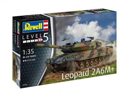 Leopard 2 A6M+ Battle Tank 1:35 Scale Kit