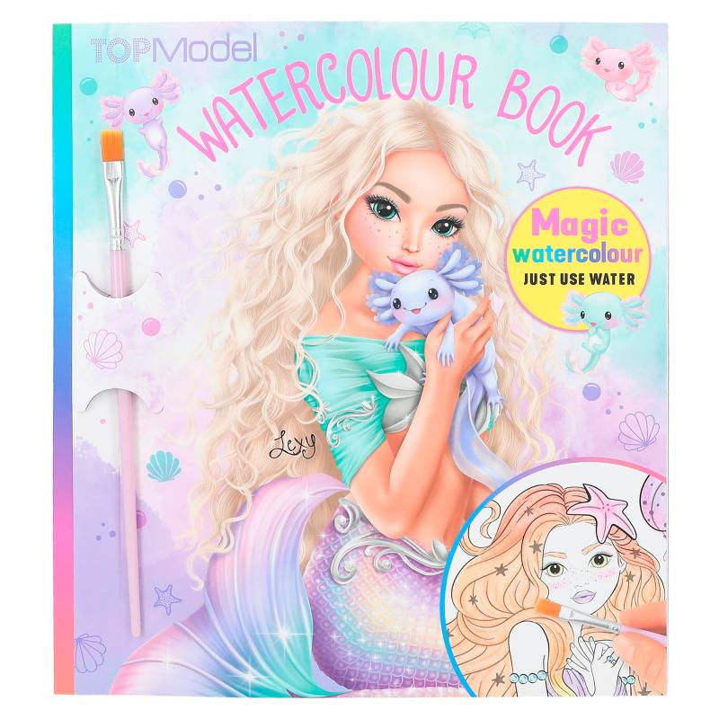 TOPModel Watercolour Book Mermaids