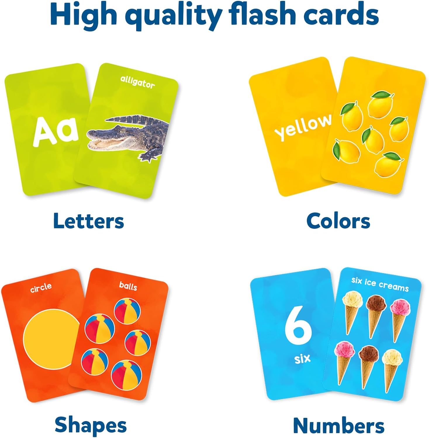 Skillmatics Flash Cards Letters Numbers Shapes