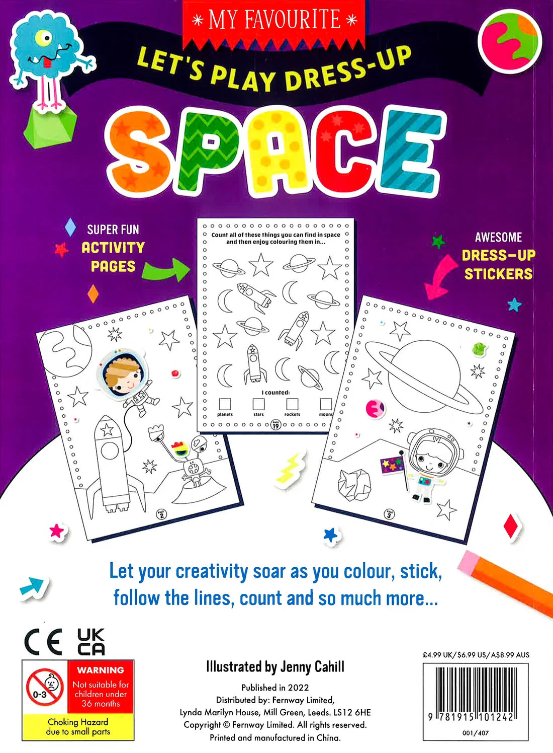 Lets Play Dress-Up Space Colour & Activity Book