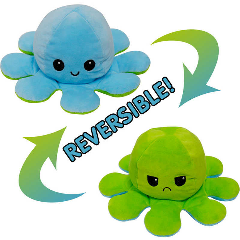 Reversible Octopus Plush Toy 20cm
