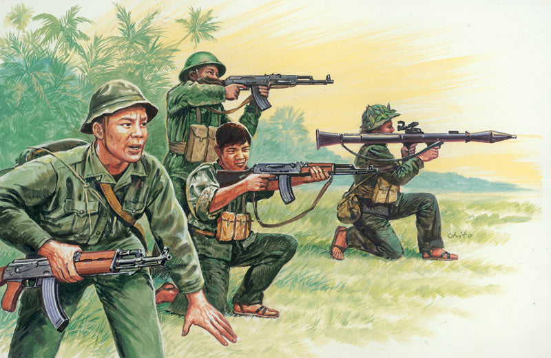 Italeri 1:72 Vietnam War Vietcong 1:72 Scale