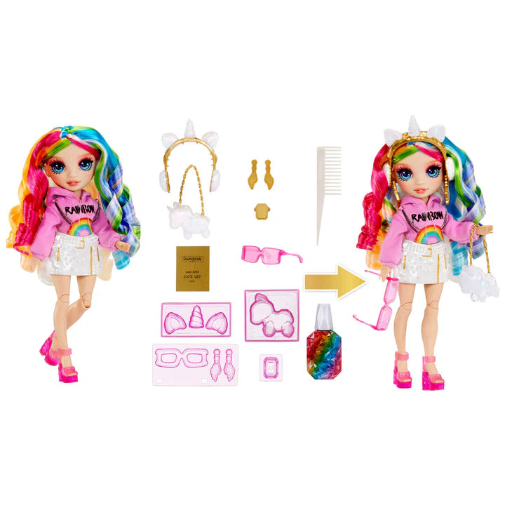 Rainbow High Creative Crystals Amaya Raine Fashion Doll