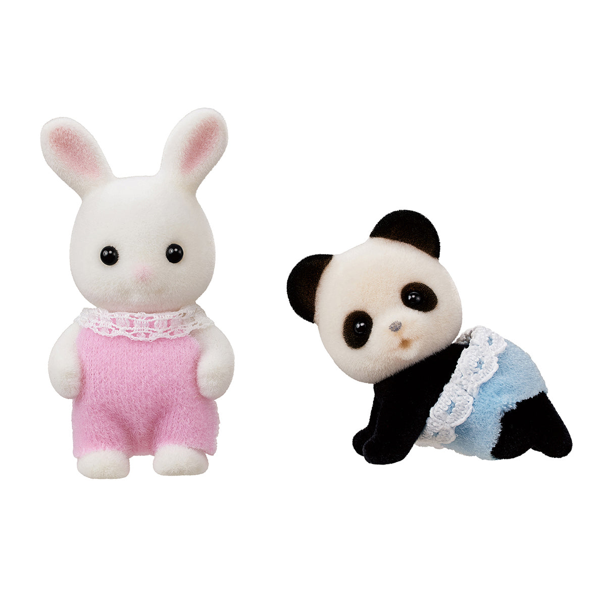 Sylvanians Babys Toy Box Snow Rabbit & Baby Panda