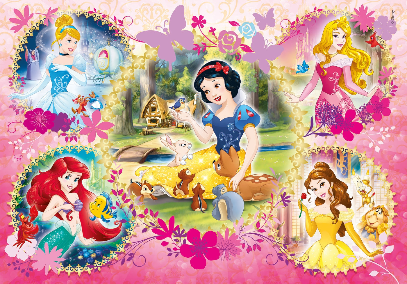 Clementoni Princess 2 X 60 Piece Puzzle