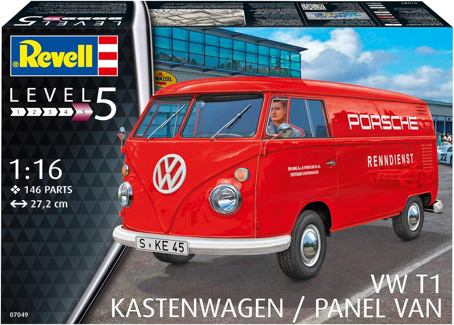 VW T1 Kastenwagen / Panel Van 1:16 Scale